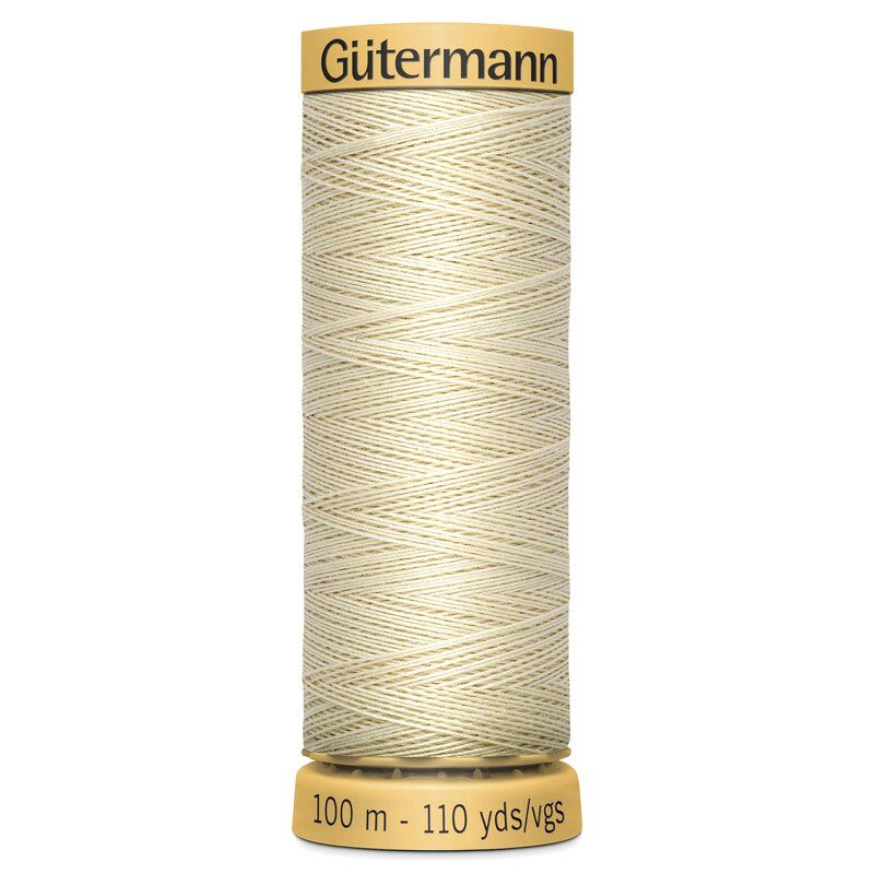 Gutermann Natural Cotton 100m Cream Col 429 Gutermann Natural Cotton 100m Cream Col 429