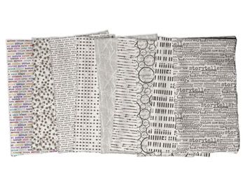 Stamped fabrics by Seth Apter