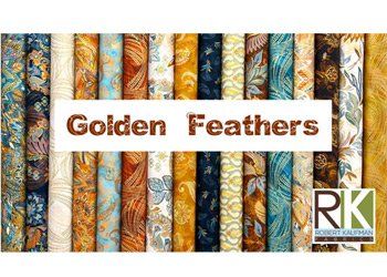 Golden Feathers fabrics