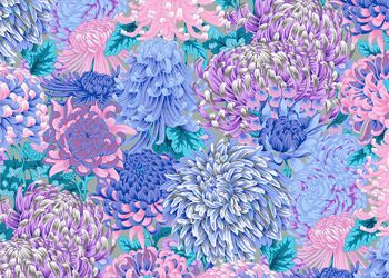 Kaffe Fassett Collective Hokusai's Mums Fabrics