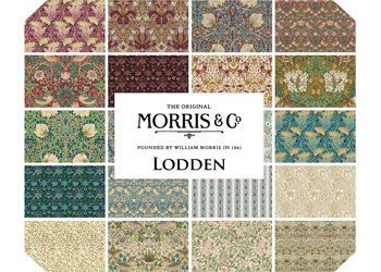 Lodden fabrics, by Original Morris & Co
