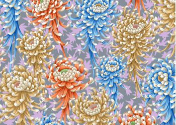 Kaffe Fassett Collective Spider Mums Fabrics