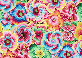 Kaffe Fassett Collective Floating Hibiscus Fabrics