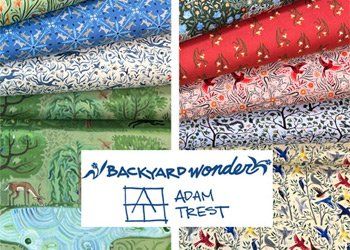 Backyard Wonder fabric by Adam Trest