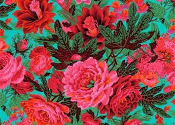 Kaffe Fassett Collective Floral Burst Fabrics