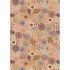Jardin d'Automne fabric: Large Autumn Floral on Warm Tan