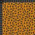 Halloween Fabric, Little Monsters, Bats, Orange Halloween Fabric, Little Monsters, Bats, Orange