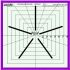 Westalee Ruler Crosshair Square 8.5" 5 Point