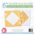 Foundation Piecing Papers: 6 inch Square in a Square Quilt Block