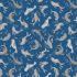 Puffin Rock fabric: Seal Bubbles on Dark Blue