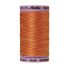 Mettler 50 Variegated Cotton Thread 9834, Rust Ombre