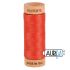 Aurifil 80 Cotton Thread 2255 Dark Red Orange