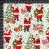Designer Christmas fabrics, Vintage Christmas Santa Designer Christmas fabrics, Vintage Christmas Santa