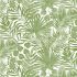 Leafy Garden Fabric: White/Leaf