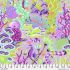 Floral Reef fabric, Reef What You Sew, Ultraviolet