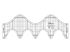 Handi Quilter Longarm Ruler Wave E 6" & 3"