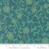 Parlor fabric Good Vibes Only, Teal