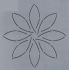 Quilt Stencil  5" Pinwheel