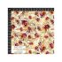 Wistful Blooms fabric: Pansy, Red