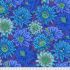 Philip Jacobs Fabric Cactus Flower Blue