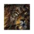 Gilded Fabric: Majestic Lion Panel 37" (94cm) Gilded Fabric: Majestic Lion Panel 37" (94cm)