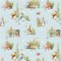 Peter Rabbit and Benjamin Bunny fabric: Main, Blue