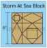 Paper Pieces Storm at Sea 6" Block Piece Pack, Makes 24