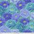 Kaffe Fassett Collective Fabric Tibetan Peony, Blue