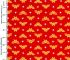 Superheroes Fabric: Wonder Woman Logo, Red