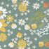 Floral Fabric: Sunshine Harvest Blue (per 1/4 metre) Floral Fabric: Sunshine Harvest Blue (per 1/4 metre)