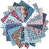 Liberty Florals Classic Blues 10" Patchwork Palette