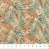 Rooted fabric: Ferns, Cream