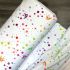 Tula Pink Minky, Fairy Dust, White 58" Wide fabric