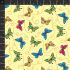 Conversationals Fabric: Bug, Bug, Bug, Butterflies, Yellow Conversationals Fabric: Bug, Bug, Bug, Butterflies, Yellow