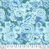 Kaffe Fassett Fabric Floral with Dots, Blue