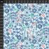 Botanicals fabrics: Bella Blue Birds, Viney Floral, Light Blue