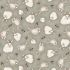Little Ones fabric: Tossed Bunnies, Grey Little Ones fabric: Tossed Bunnies, Grey