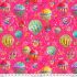 Festival Fabric: Balloons, Pink