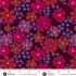 Mystic Meadow fabric, Packed Floral, Red