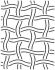 Quilt Stencil  8 1/2" x 11" Basket Weave