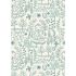 Cosy Home fabric: Cosy Home and Garden on Cream Cosy Home fabric: Cosy Home and Garden on Cream