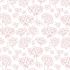 Leafy Garden Fabric: Geranium Sketch, White/Pink