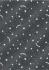 Space Glow Fabric Glow Stars on Dark Grey (Glow in the Dark) Lewis and Irene
