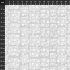 Monochrome fabric: Black and White Musical, Grid, White