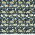 Land Art fabric: Mini Enchanted Forest Navy 60cm Panel