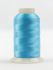 InvisaFil Thread: 100wt 2 ply Polyester 2500m Spool Bright Turquoise