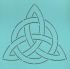 Quilt Stencil 6" Celtic Triangle Block Quilt Stencil 6" Celtic Triangle Block