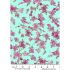 Modern Florals fabric: Cherry Blossom Metallic Branches on Aqua Modern Florals fabric: Cherry Blossom Metallic Branches on Aqua