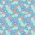 Creative Landscapes fabric: Dotty Flowers on Turquoise