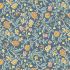 Liberty Craft Garden fabric: Mary's Flowers, Teal